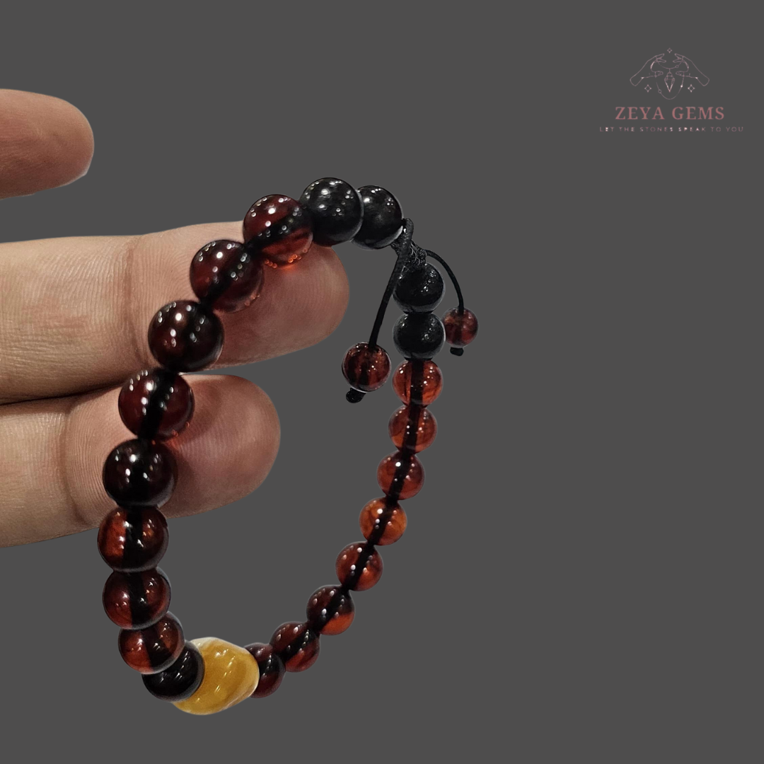  Amber Bead Bracelet  